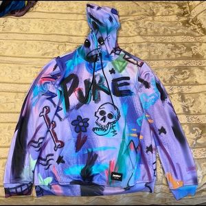 Purple & blue hoodie